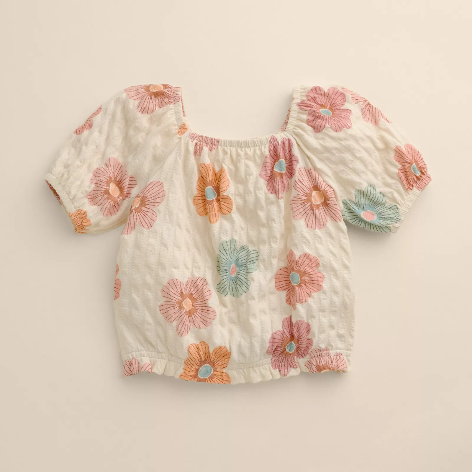 Baby & Toddler Girl Little Co. by Lauren Conrad Puff Sleeve Top | Kohl's