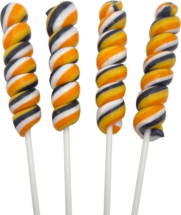 Halloween Twisty Lollipops - 24 Unicorn Suckers Individually Wrapped Bulk - Halloween Candy - Tri... | Amazon (US)