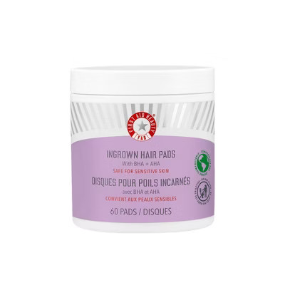 FIRST AID BEAUTY Ingrown Hair Pads, Pre-Shave Gentle Exfoliating Body Pads for Ingrown Hair Prevention - 60ct - Ulta Beauty | Target