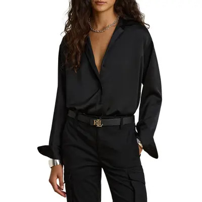 Kotta Satin Button-Up Shirt | Nordstrom