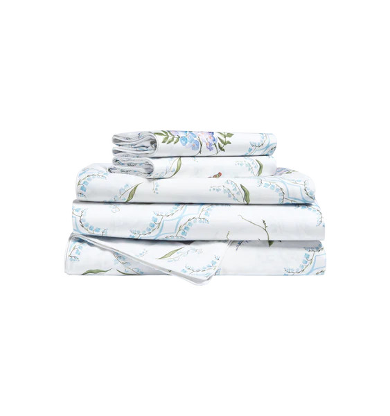 The Sheet Set - White Floral Patchwork | Hill House Home US