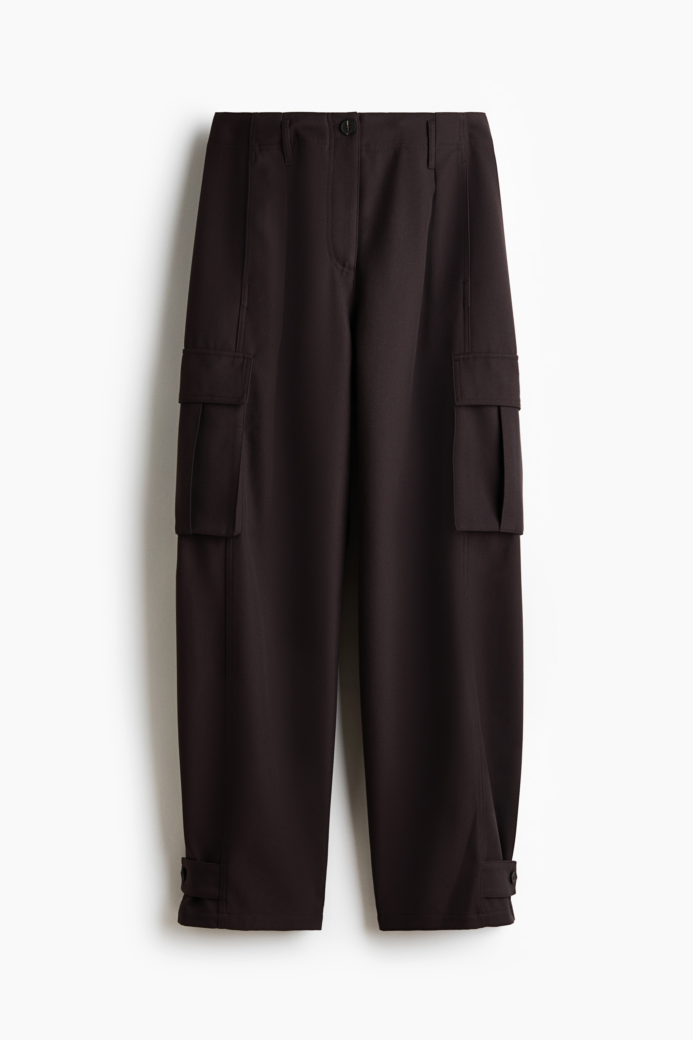 H & M - Barrel-Leg Cargo Pants - Brown | H&M (US + CA)