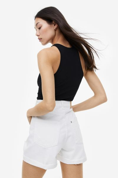 Mom Comfort Ultra High Denim Shorts | H&M (US + CA)