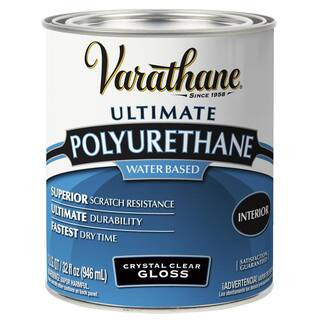 1 qt. Clear Gloss Water-Based Interior Polyurethane | The Home Depot