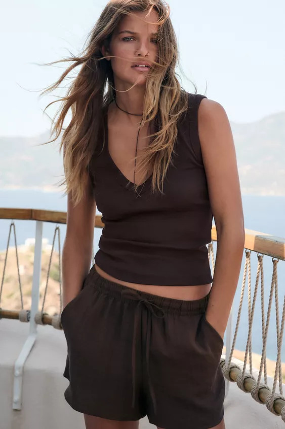 V-NECK TOP | Zara US