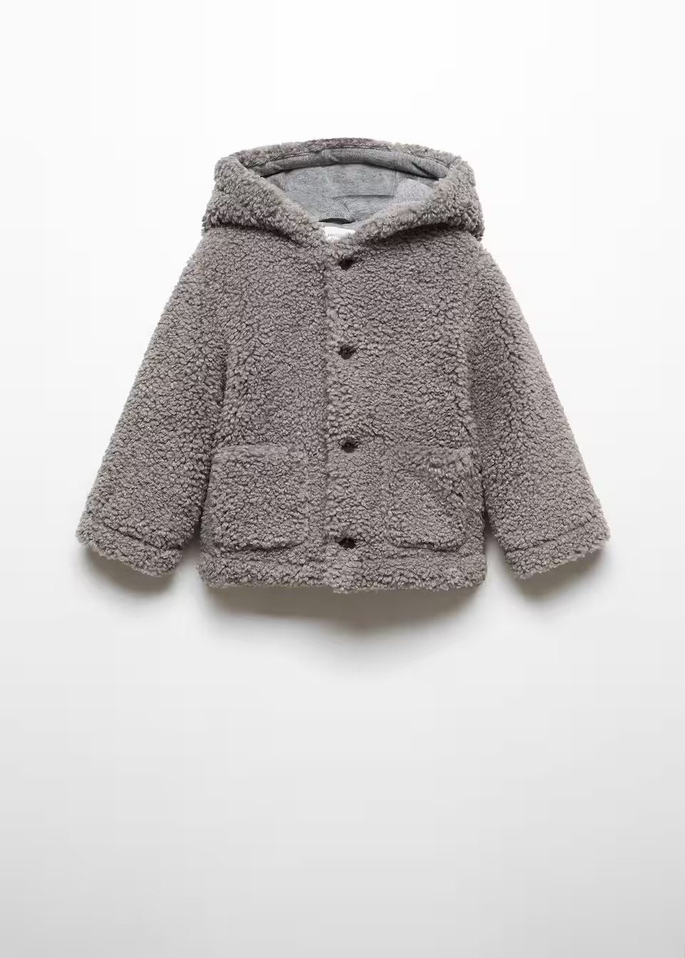 Faux shearling coat -  Girls | Mango Kids USA | MANGO (US)