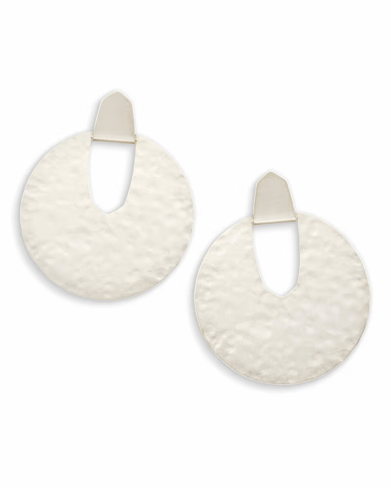 Diane Statement Earrings in Bright Silver | Kendra Scott