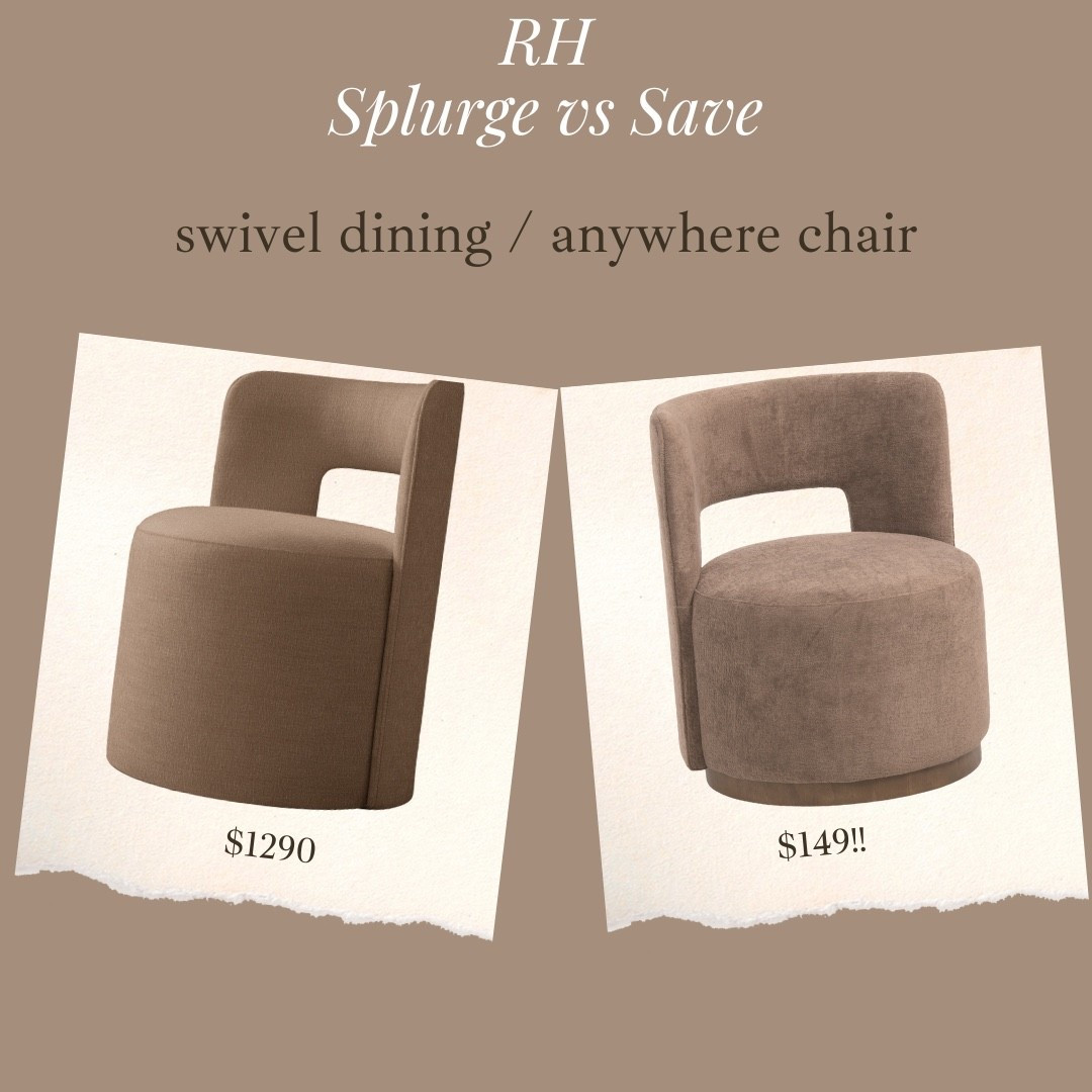 Brand new swivel “anywhere” chair!!!! Can be used as a dining chair, vanity chair, desk chair, accent chair etc etc! 😍😍😍incredible price point for this style 

#LTKHome #LTKStyleTip #LTKSaleAlert