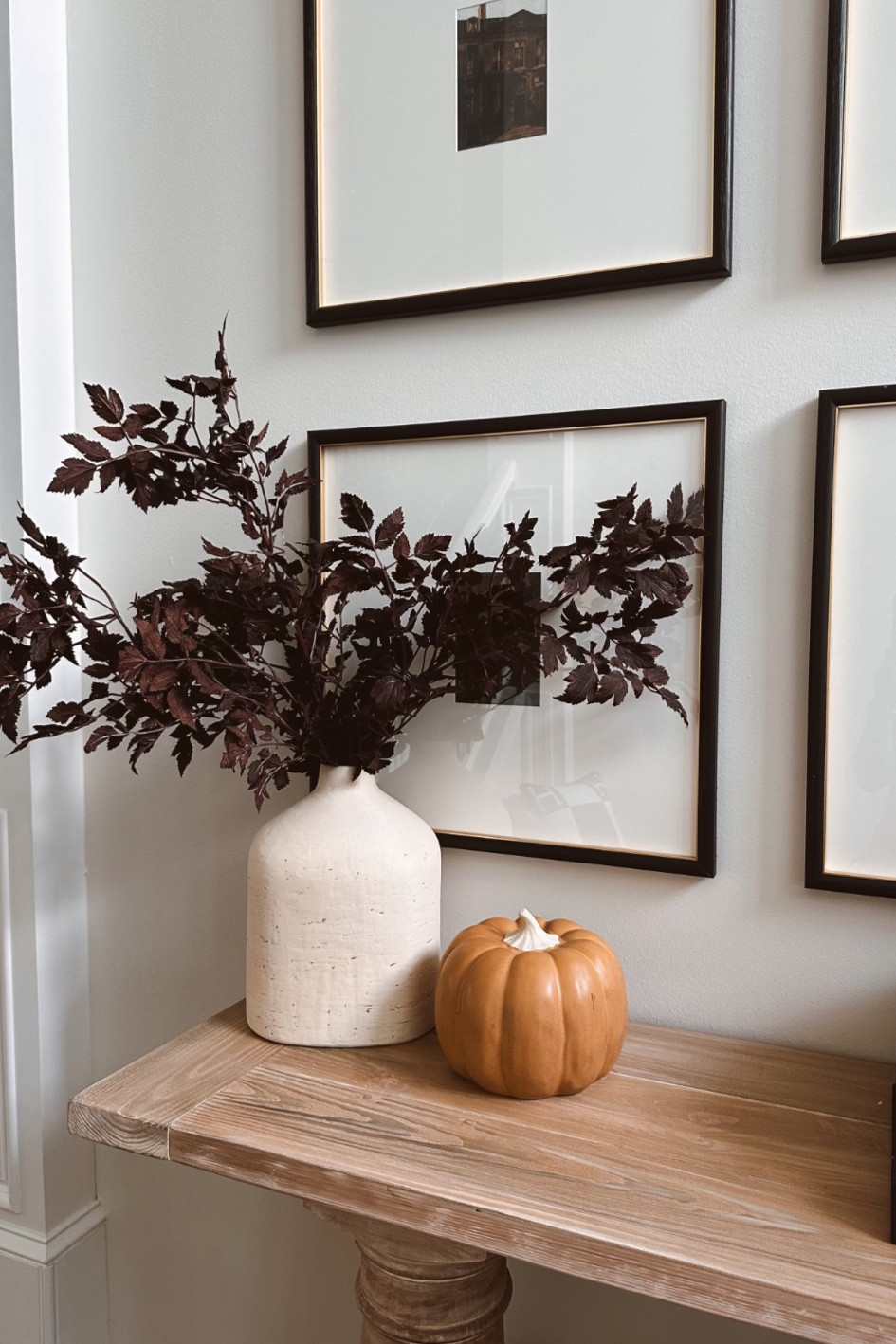 Fall home decor 🤎🍂 

Gallery wall 
Faux plants 
Fall decor 
Home decor
Seasonal decor 

#LTKSeasonal #LTKHome #LTKStyleTip