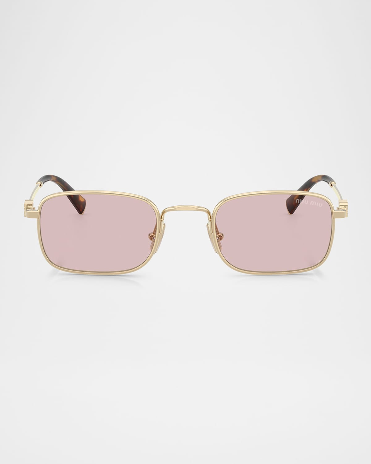 MUA53S Rectangular Metal Sunglasses | Neiman Marcus