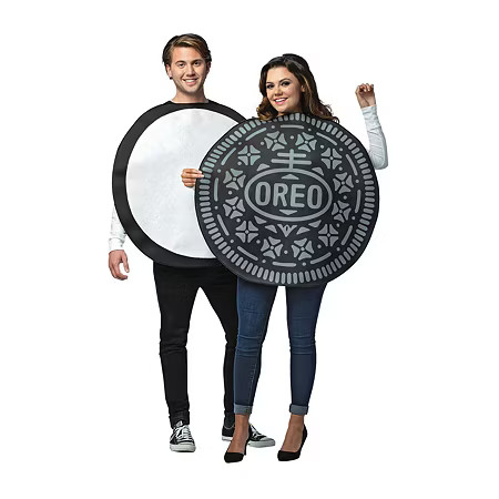 Unisex Adult Oreo Couple Costume, Large, Black | JCPenney