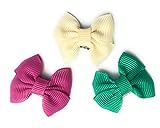 Baby Wisp Mini Latch Wisp Clip Butterfly Grosgrain Ribbon Bows Hair Bows Baby Girls Infant Hair Clip | Amazon (US)