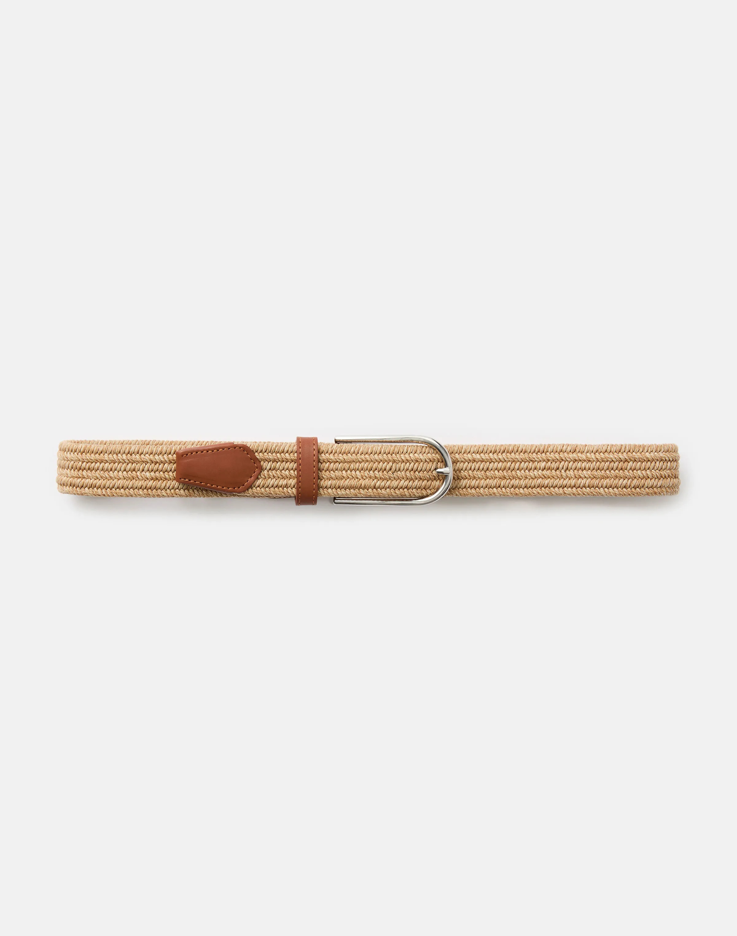 Raffia Woven Buckle Belt | Lafayette 148 New York