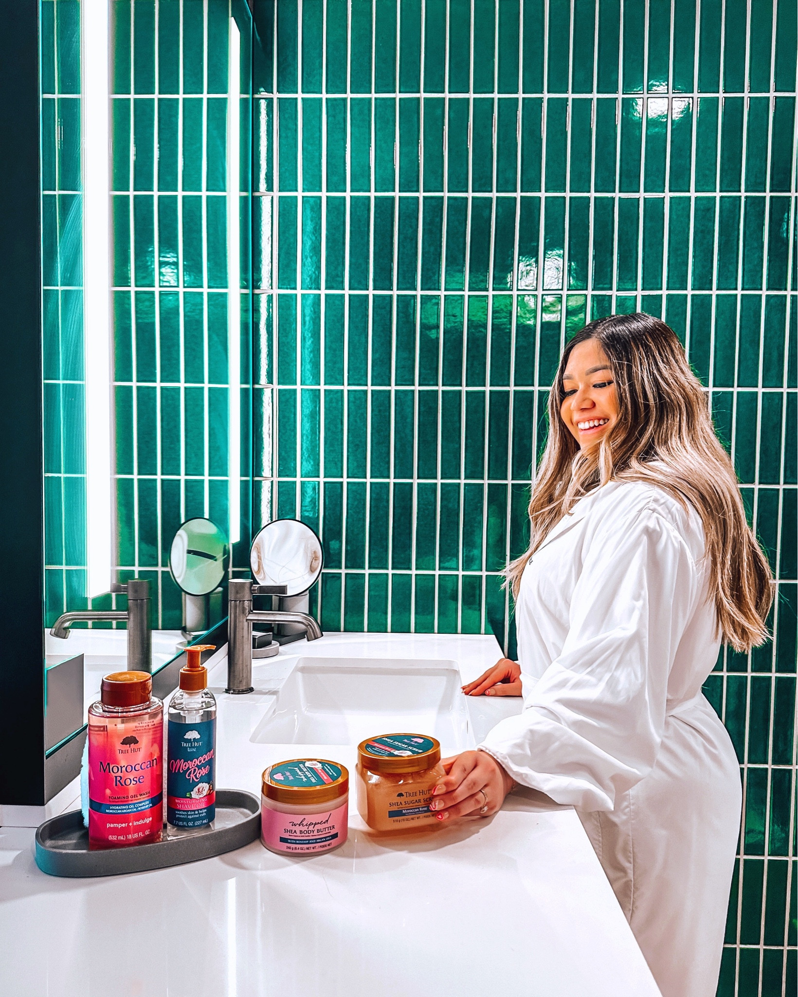 Nobody deserves to be spoiled more than the moms in our lives, so this Mother’s Day, pair the bouquet of flowers you’re getting her with a luxurious (yet affordable) at-home spa day with @treehut’s Moroccan Rose bath line from @target 🧖🏻‍♀️✨ #ad 

Transport mom to self-care paradise with the gloriously captivating scent of @treehut’s Moroccan Rose Body Scrub, Shave Oil, Foaming Gel Wash, and Whipped Butter. This four-step bath regimen powered by proprietary technology will not only leave her skin feeling hydrated, nourished, protected, and oh SO silky soft, but they’re also vegan, alcohol-free, paraben-free, AND sulfate-free! 🙌🏻

Pamper mom to this bath routine from @target by shopping on the @shop.LTK app because she totally deserves a self-care day without compromise 🌸 #TreeHut #TargetTreeHut #Target #TargetPartner 

#LTKGiftGuide #LTKunder50 #LTKbeauty