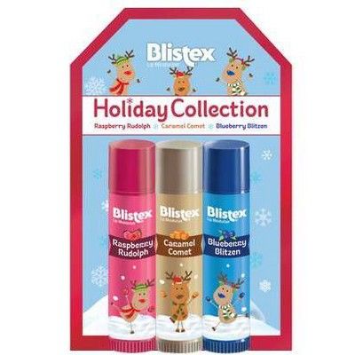 Blistex Reindeer Holiday Collection Lip Balm - 3pk | Target