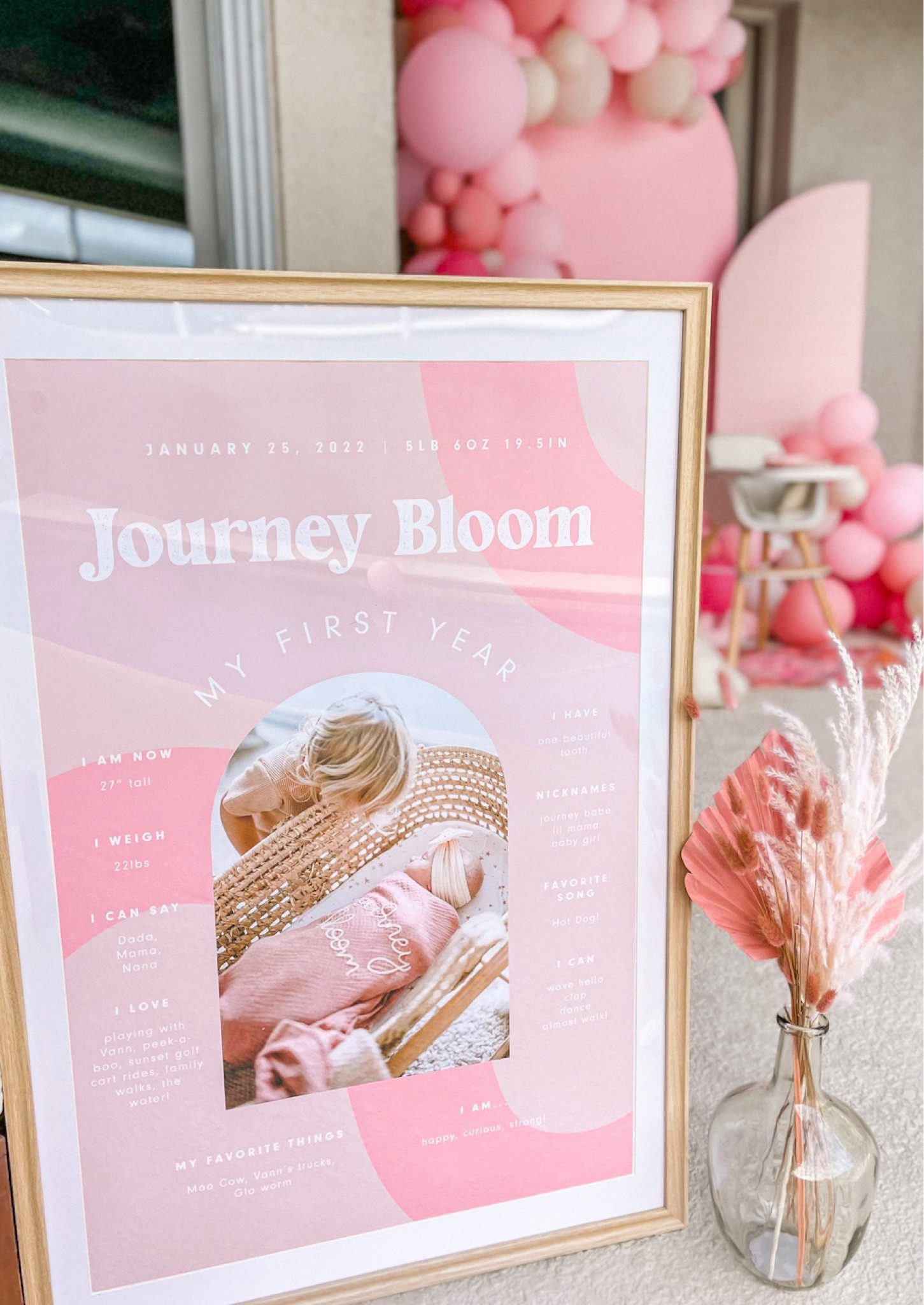 Found these light wood frames at Target for all of my birthday party prints! This one is 24x36 & was so perfect for her Birth stats print I made :) I’ll also reuse them put b&w photos of the kids in the living room! Love a dual purpose! 

Birth stats print | party frames | light wood frames | 24x36 matted frame | large photo frame | large photo print frames | Amazon pink balloon arch kit | strawberry theme | berry first birthday theme | baby girl first birthday | first birthday theme | boho first birthday | pink birthday theme | pink balloons | pink aesthetic | Valentine’s Day balloon arch kit | baby girl amazon birthday decor 

#LTKfamily #LTKkids #LTKbaby