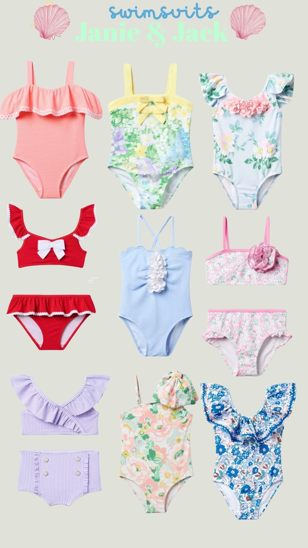 Janie & Jack 🌸
Girl’s swimsuits 
Spring Fashion 
Little Girls, Big Girls 

#LTKSwim #LTKKids #LTKSaleAlert