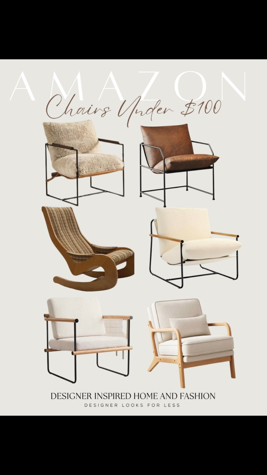 Sharing some budget friendly accent chairs under $100!

#LTKHome