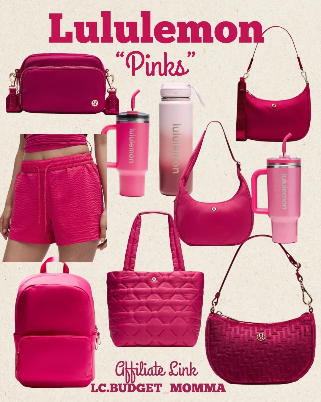 ✨🩷 LULULEMON PINKS ✨🩷
#lulu #lululemon #pink #pinks #bag #crossbody #purse #sale 

#LTKSaleAlert