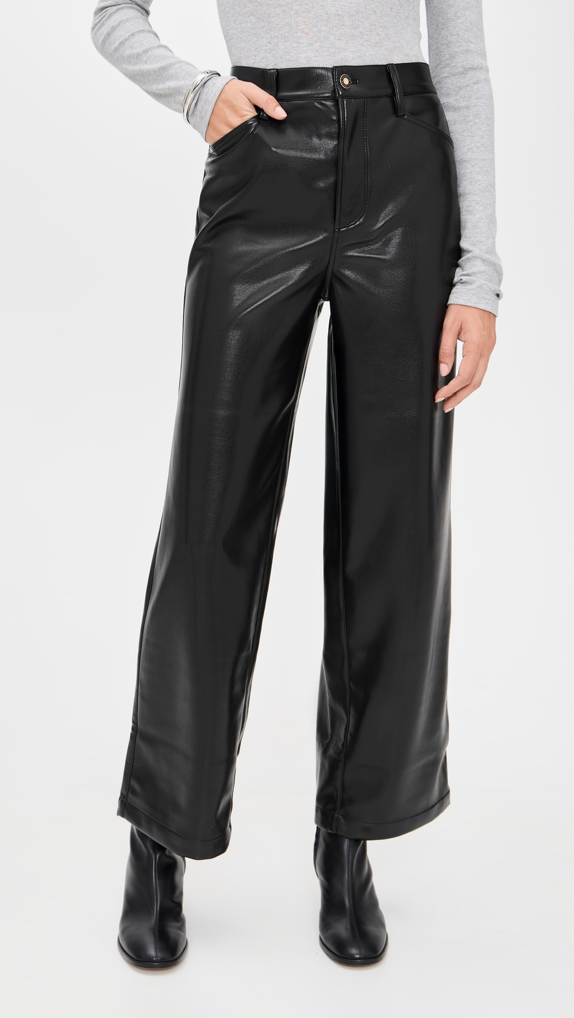 The Mischa Sup Hi Ri Wide Leg Ankle Pants | Shopbop