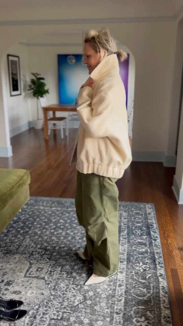 Tried a few pieces from Mango for today’s fitting 🤩 All jackets are size Medium - leather one runs really small but is so great on.  Ivory jacket is super soft and light - I just love it in both colors. Red is super comfy and cute! Pants are vintage army pants and will link similar :) Linked a few other Mango picks also 

#LTKVideo #LTKstyletip
