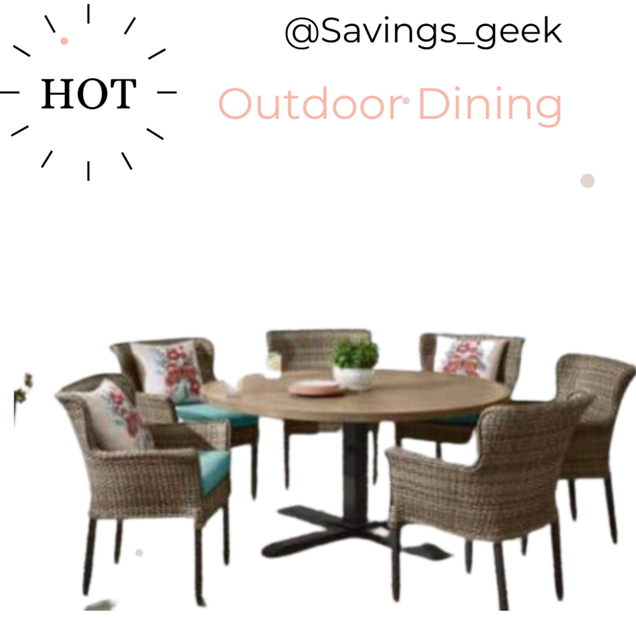 Love this round outdoor dining set on sale 
Ad ✨Link is in my bio to LTK 

#savings_geek #amazonfinds #dealoftheday #amazonmusthave #shopwithme #blackfriday #holidayshopping #onsale #deals  #onlineshopping #savemoney #homedepot #outdoordining #patio 

#LTKFind #LTKsalealert #LTKhome