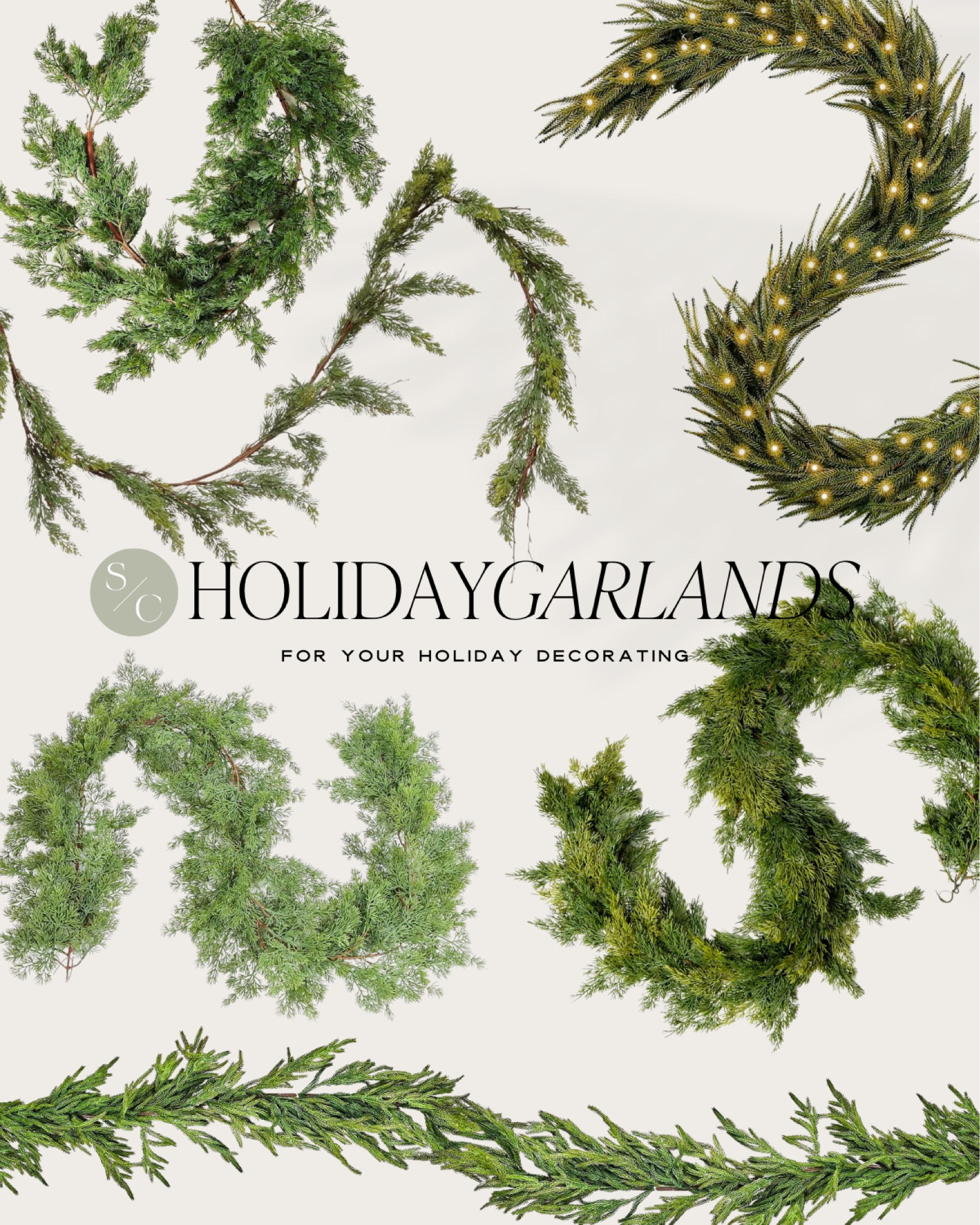 Holiday garlands for your holiday decorating 🌲 

Holiday home, holiday decor, Amazon holiday, Christmas decor 

#LTKhome #LTKSeasonal #LTKHoliday