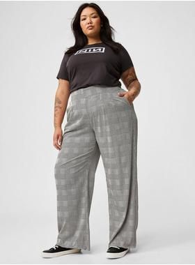 Wide Leg Stretch Challis High-Rise Pant | Torrid (US & Canada)