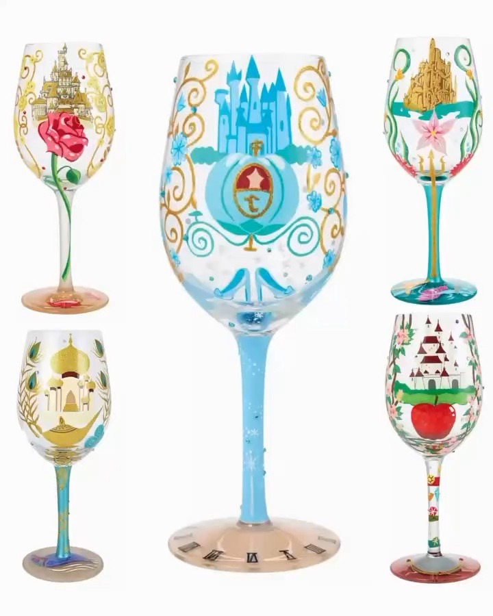 This Disney Princess Collection of hand-painted glassware is now available online from the Disney Store. Choose from Ariel, Belle, Cinderella, Jasmine or Snow White OR get them all! They are available as stemmed or stemless and come in a themed cylindrical gift box. These are hand wash only!
✨✨✨
#thelittlemermaid #beautyandthebeast #awholenewworld #disneylove #beourguest #handpainted #glassware