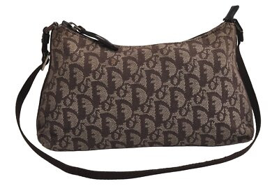 Authentic Christian Dior Trotter Shoulder Hand Bag Canvas Leather Brown 7659J  | eBay | eBay US