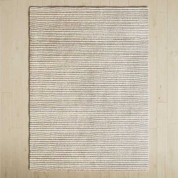 Kathryn Striped Handwoven Wool Beige Area Rug | Wayfair North America