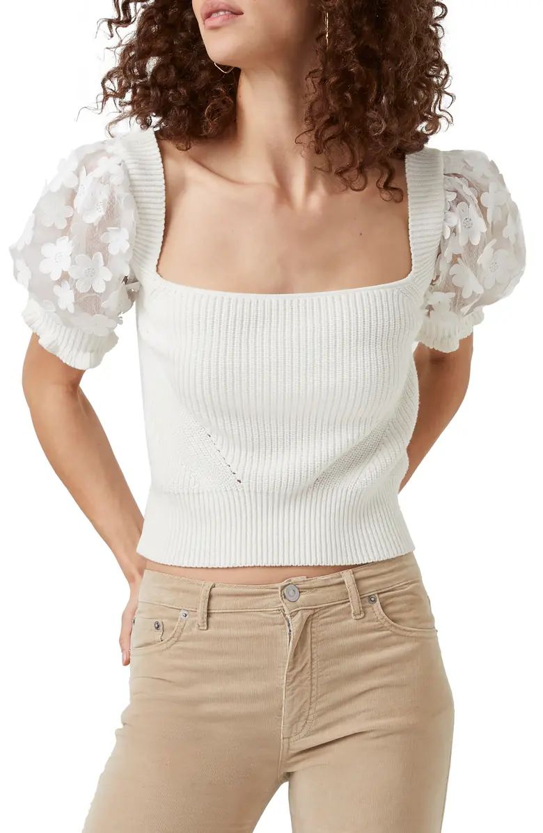 French Connection Caballo Puff Sleeve Sweater | Nordstrom | Nordstrom