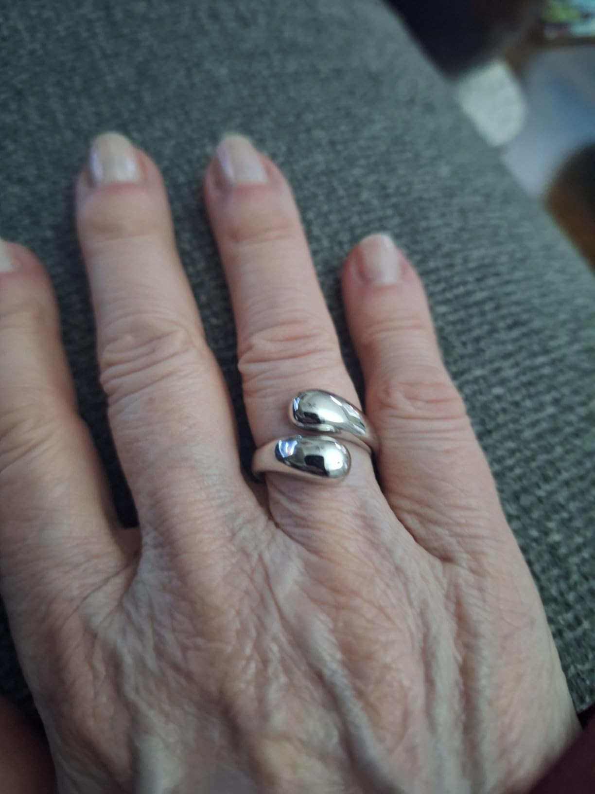 PAVOI 14K Gold Plated Chunky Open Twist Stackable Rings for Women | Bold Crossover Statement Ring... | Amazon (US)