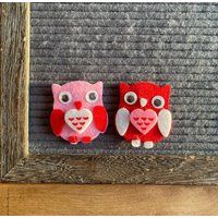 Felt Owl Letterboard Set Valentine's Day Farmhouse Rustic Letter Board Icon Decor Owls Accessories F | Etsy (US)