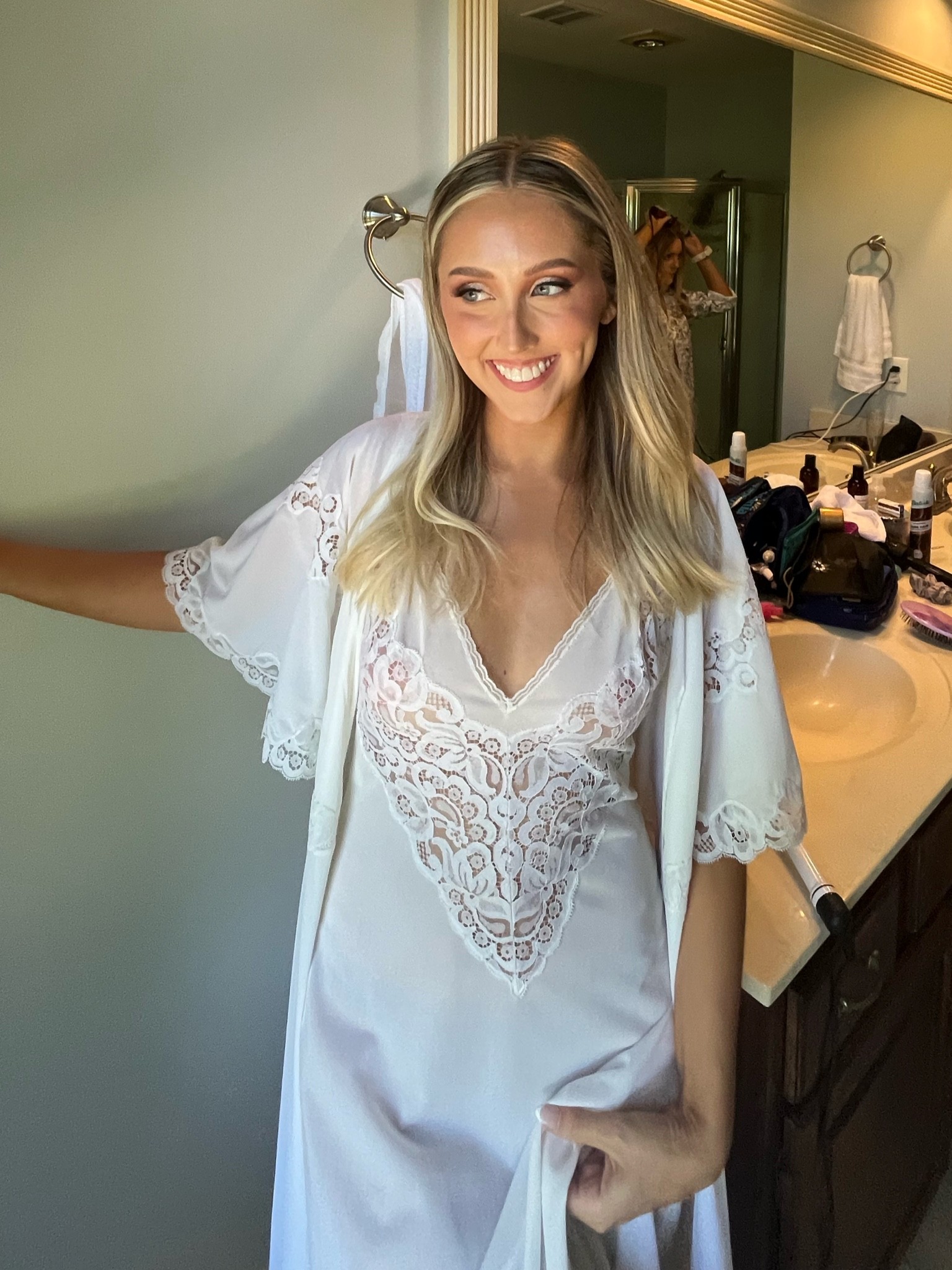 linked etsy shop that has a ton of similar bridal robes! 

#LTKunder100 #LTKwedding