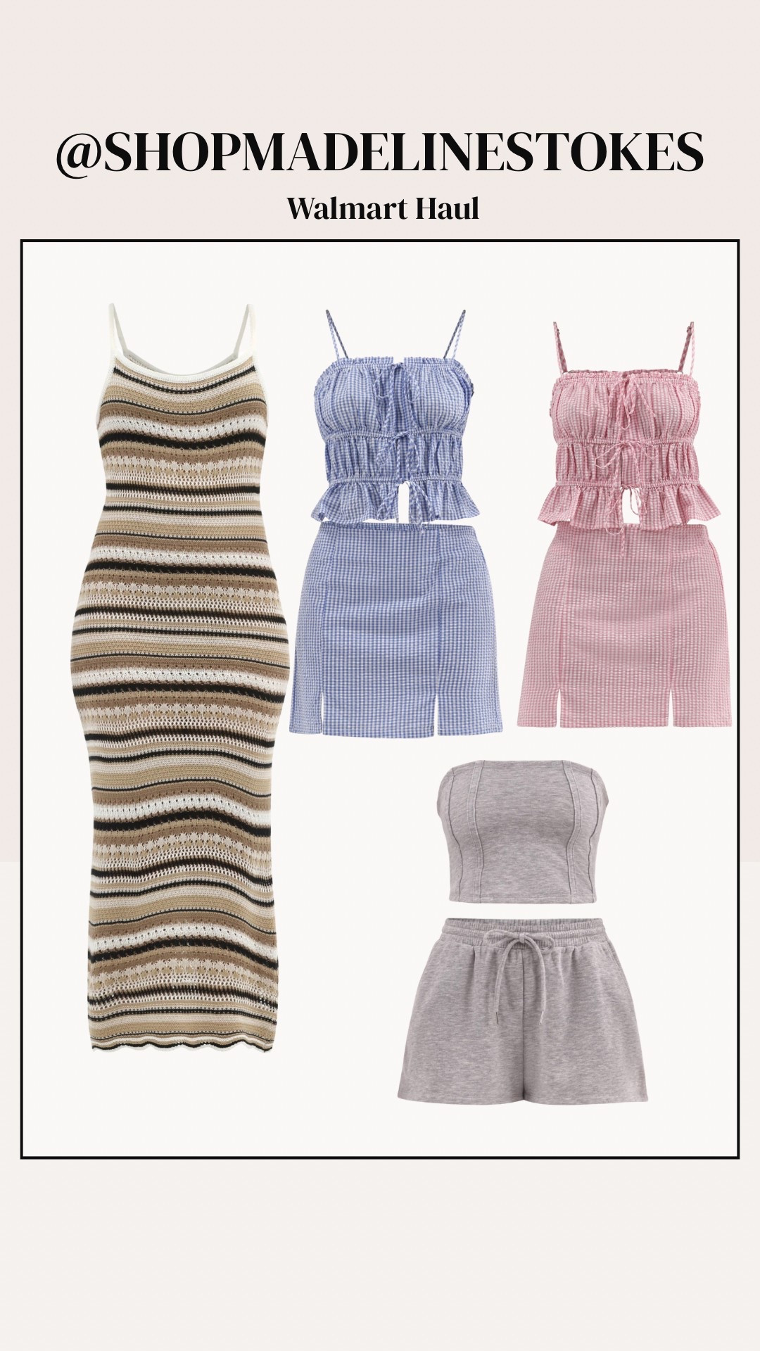 My recent Walmart haul! Loving that all of these items are under $20! 


Cover ups, gingham set, summer set, lounge set, knit cover up 

#LTKFindsUnder50 #LTKSummerEdit #LTKFindsUnder100