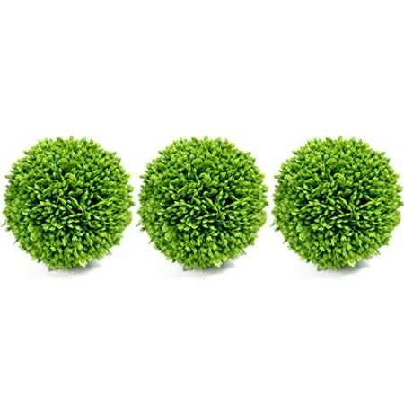 Bibelot Artificial Green Plant Decorative Balls, Indoor Topiary Bowl Filler Greenery Balls, 4 Inch D | Walmart (US)
