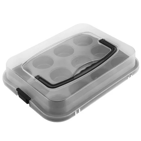 Donepart Cupcake Pan with Lid, Muffin Pan Nonstick 12 Cup,Carbon Steeel Cupcake Tin Perfect for Home Cupcakes, Muffins,Dishwasher Safe | Walmart (US)