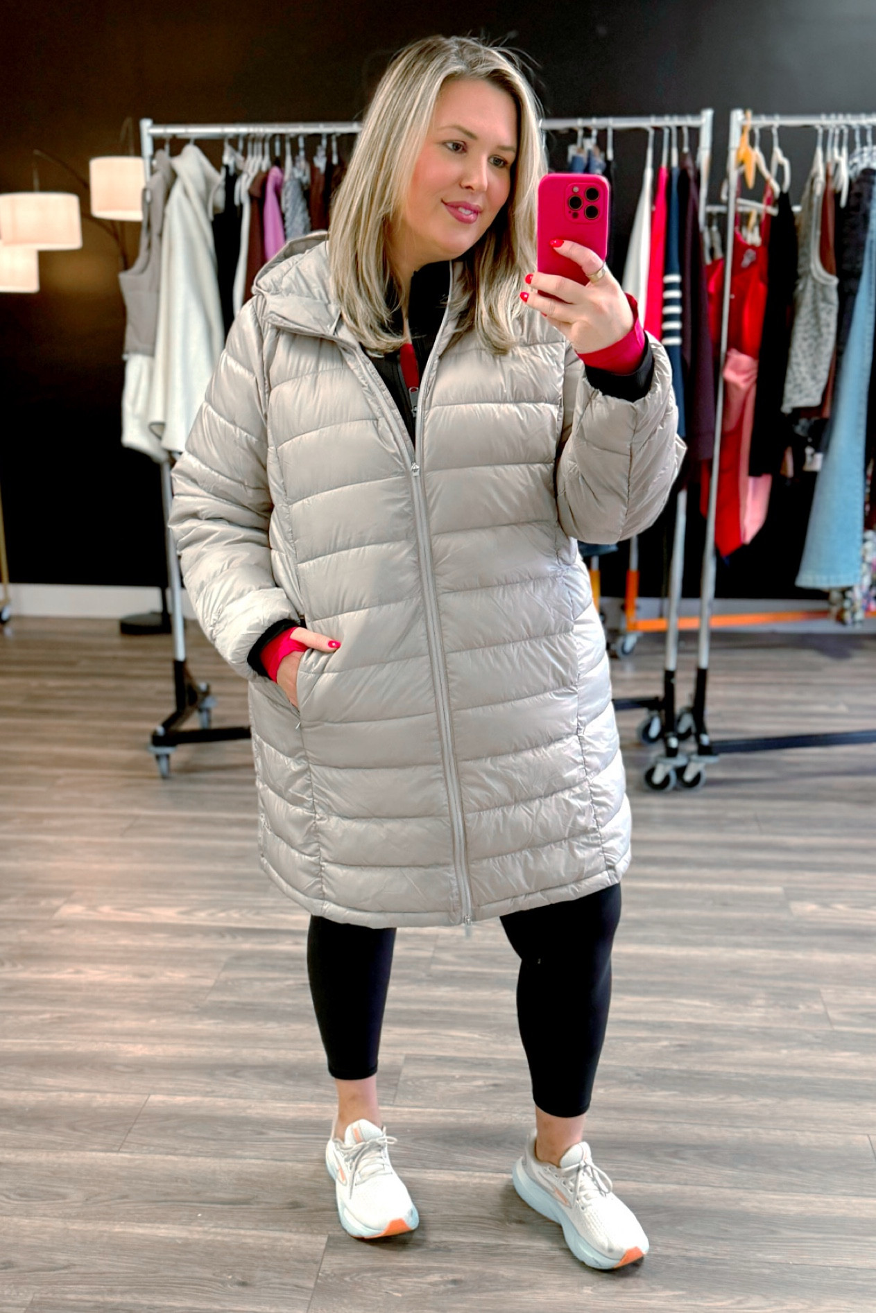 This parka omggggg 
Wearing a 2X in everything and 3x in bra!

#LTKActive #LTKPlusSize #LTKSaleAlert