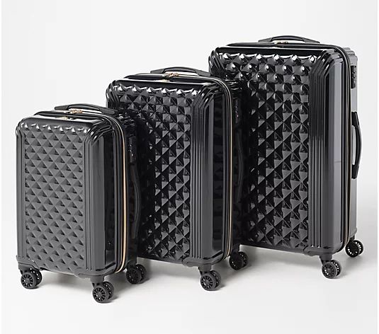 Triforce Luggage Set of 3 Spinner Luggage - Avignon | QVC