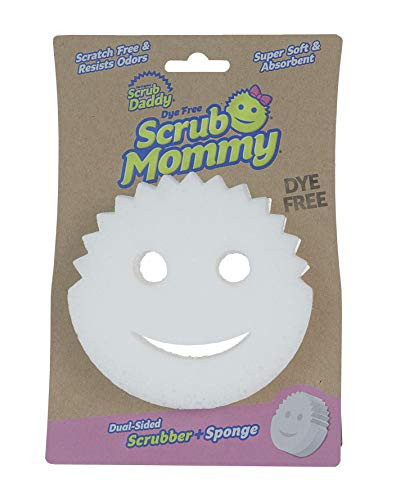 Scrub Daddy Dual-Sided Sponge and Scrubber- Scrub Mommy Dye Free - Scratch-Free Scrubber for Dish... | Amazon (US)