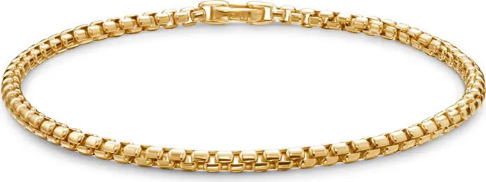Bel Aire Chain Bracelet in 18K Yellow Gold, 2.7mm | Nordstrom