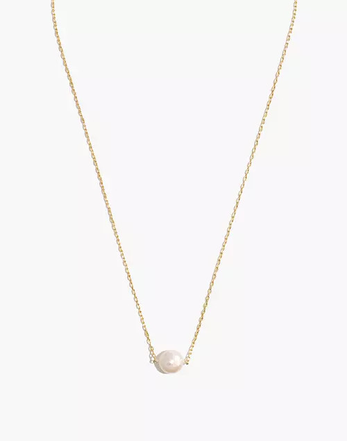 Coin Pearl Pendant Necklace | Madewell