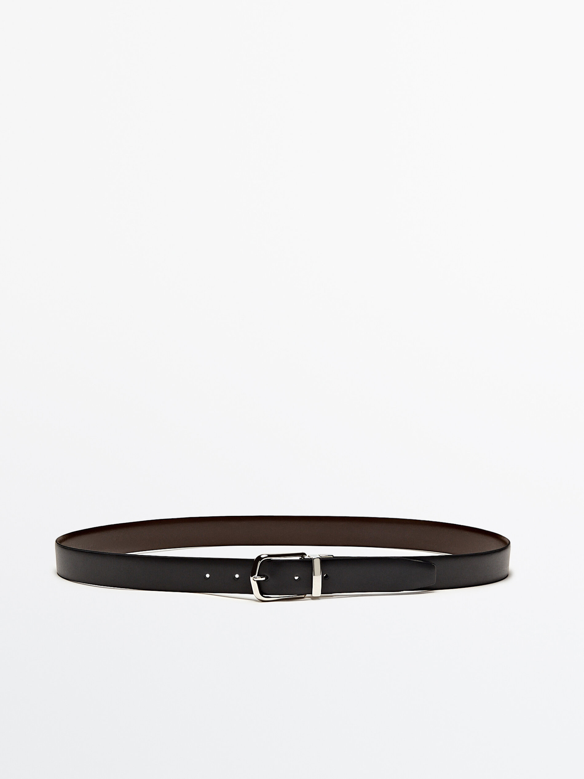 Reversible leather belt | Massimo Dutti UK