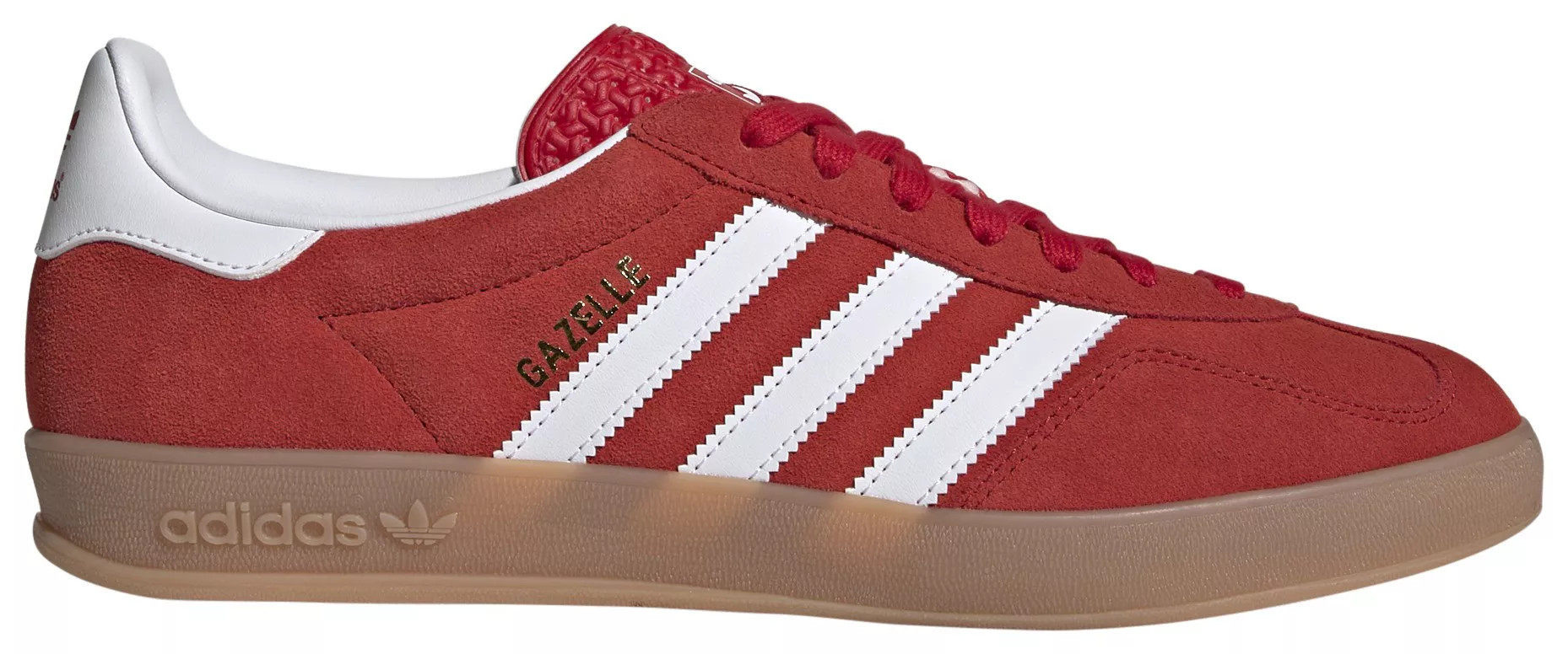 adidas Men's Gazelle Indoor Shoes, M9.5/W10.5, Red/Gum | DICK'S Sporting Goods
