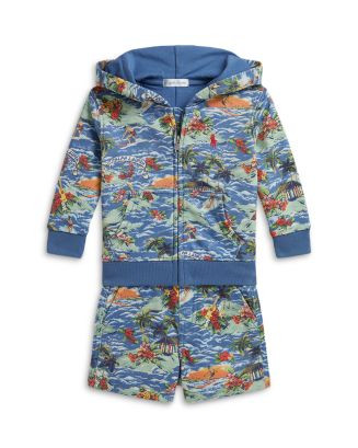 Ralph Lauren Polo Boys' Tropical-Print Terry Hoodie & Shorts - Baby | Bloomingdale's Ralph Lauren... | Bloomingdale's (AU)