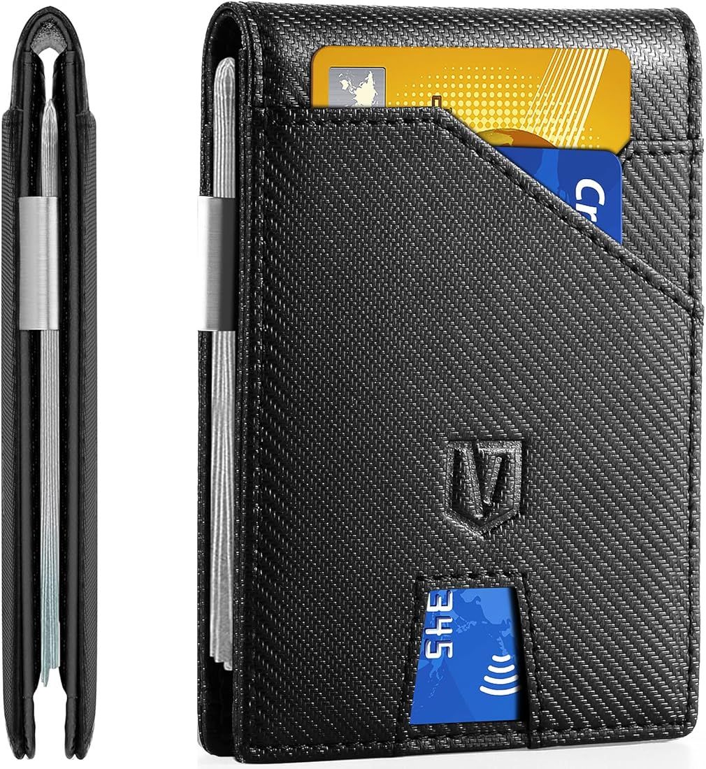 VOOTAI Slim Wallet for Men, Valentines Day Gifts for Him Boyfriend Husband, Gifts for Men Dad, Fa... | Amazon (US)