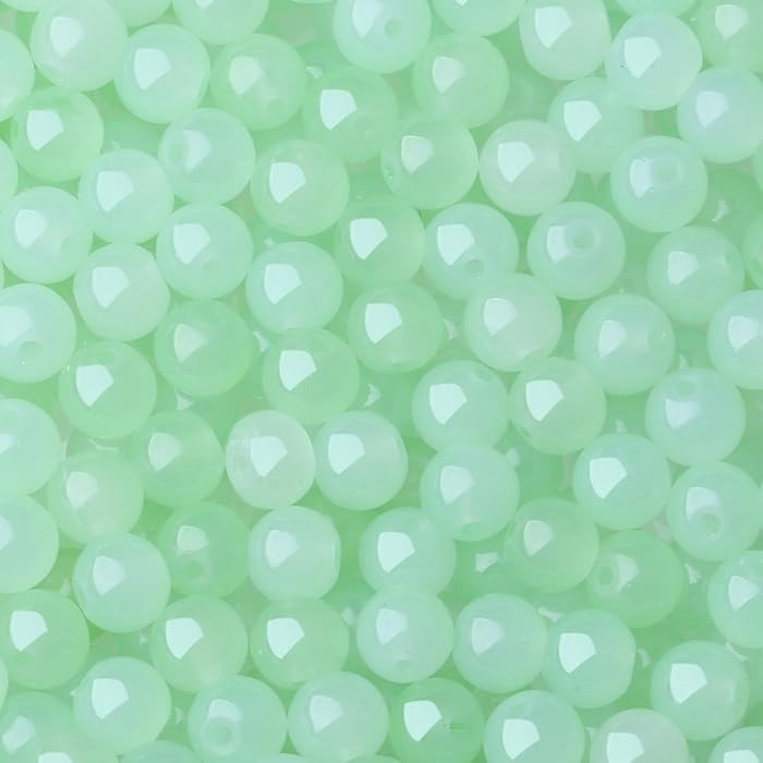 500Pcs Green Glass Beads Kit for Jewelry Making | Amazon (US)