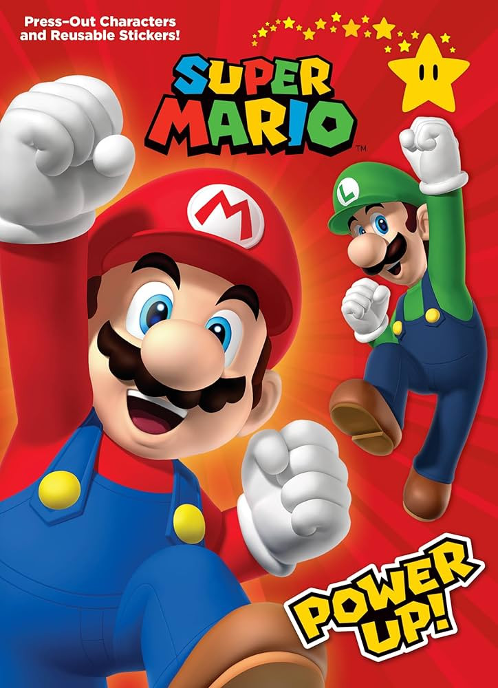Super Mario: Power Up! (Nintendo®): Press-Out Characters and Reusable Stickers! | Amazon (US)
