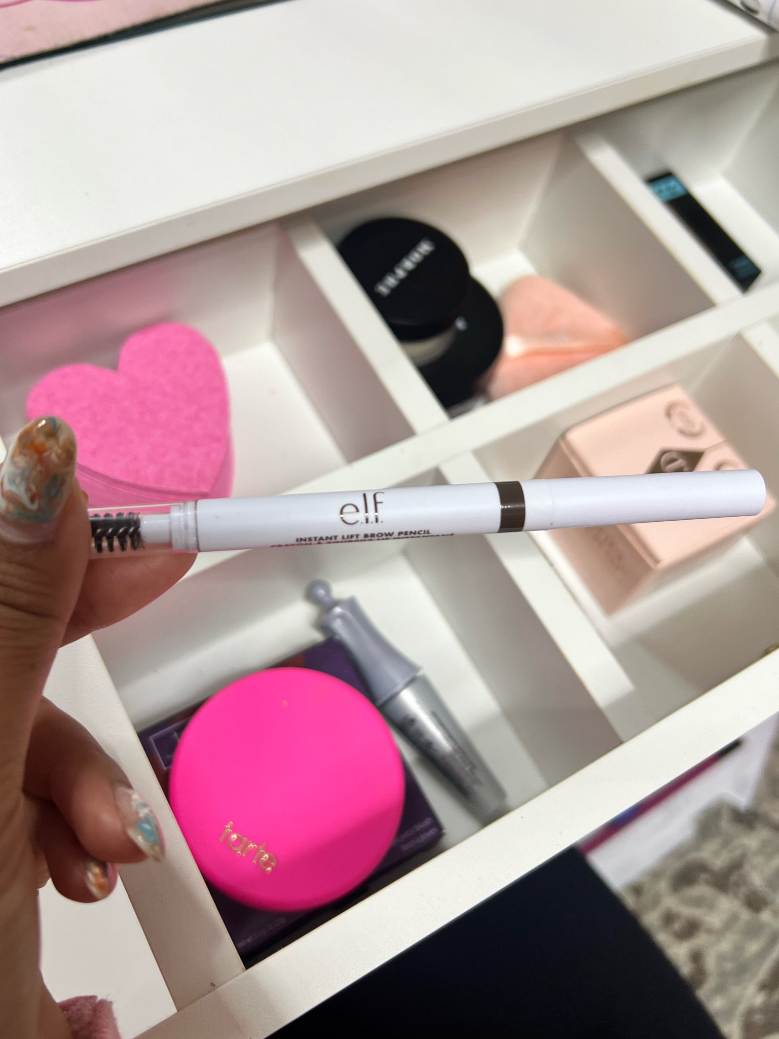 For the price point I’ve been loving this elf eyebrow pencil. My other brand I would use wasn’t in store when I went so I figured I would give this a try and I’m glad I did. 

I draw my eyebrows on everyday lol if I don’t they would be so faint. All I need is a little brow shaping and lipgloss and lashes.

#LTKFindsUnder100 #LTKStyleTip #LTKBeauty